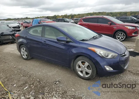 2013 Hyundai Elantra Gls from USA, damaged, VIN 5NPDH4AE6DH424254